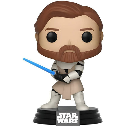 Figurine Funko POP! Star Wars Clone Wars Obi Wan Kenobi, vue 2