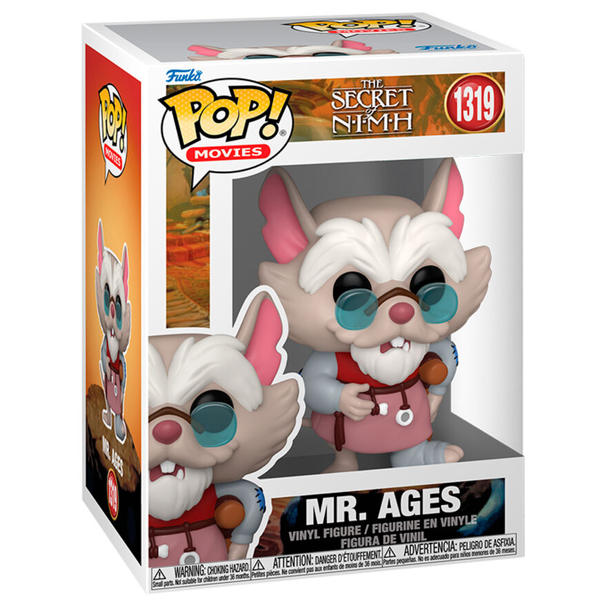 Figurine Funko POP! Nimh El Mundo Secreto Mr. Ages, vue 2