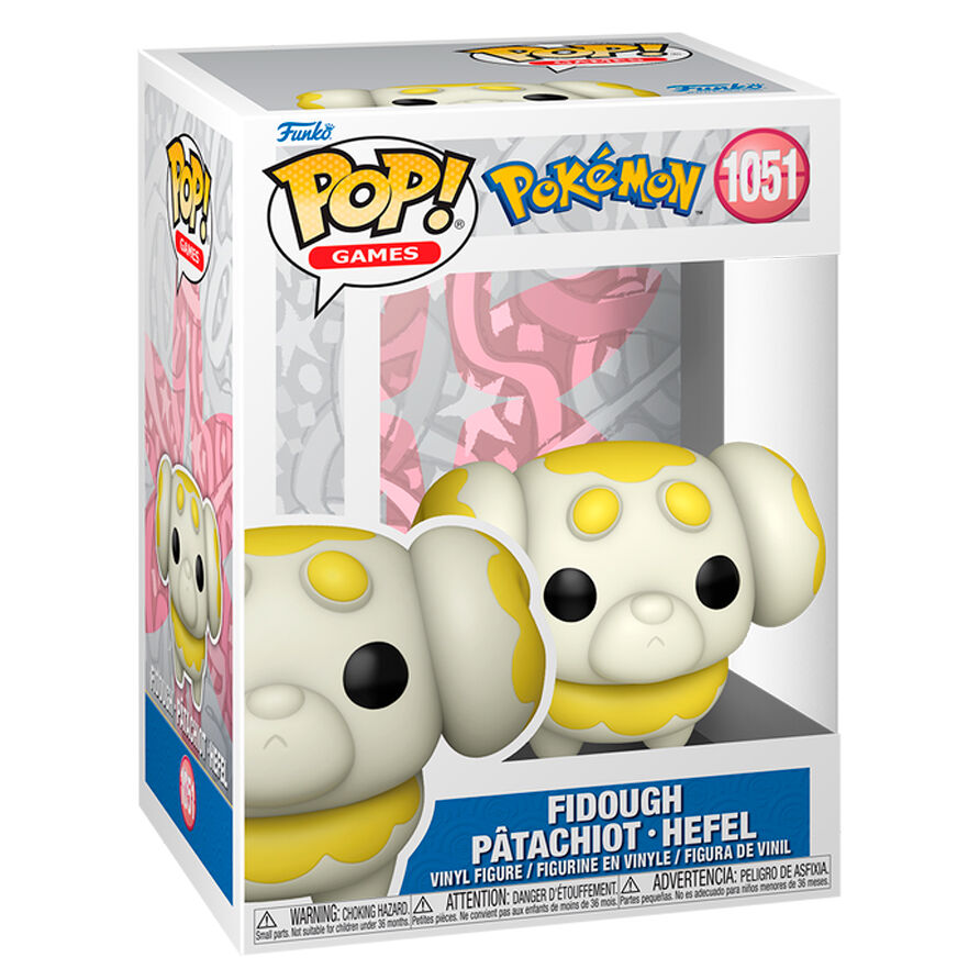 Figurine Funko POP! Pokemon Fidough Patachiot Hefel, vue 2