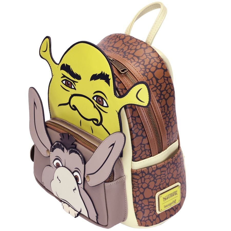 Sac à dos Loungefly Shrek Shrek & Donkey 31 cm, vue 2