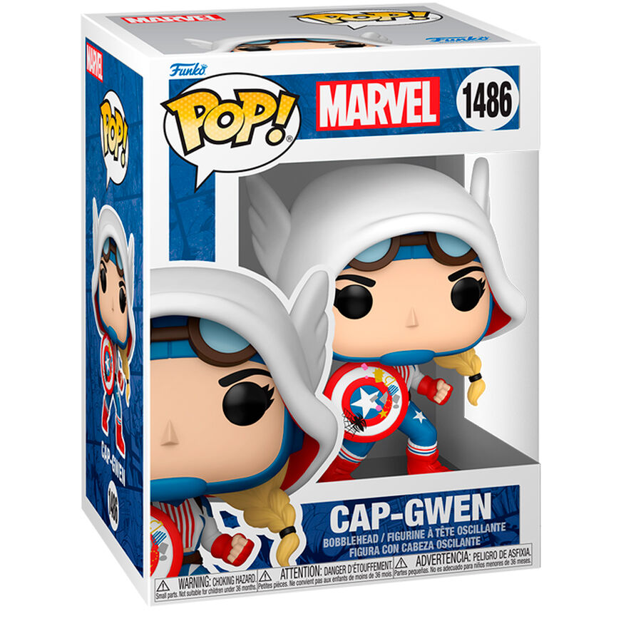 Figurine Funko POP! Marvel Cap Gwen, vue 2