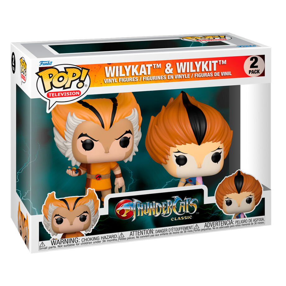 Figurine Funko POP! Blister 2 figuras POP Thundercats Wilykat & Wilykit, vue 2