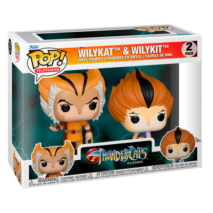 Figurine Funko POP! Blister 2 figuras POP Thundercats Wilykat & Wilykit, vue 2