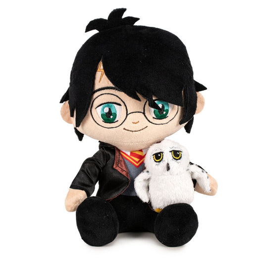 Peluche Harry Potter et Hedwige 29 cm