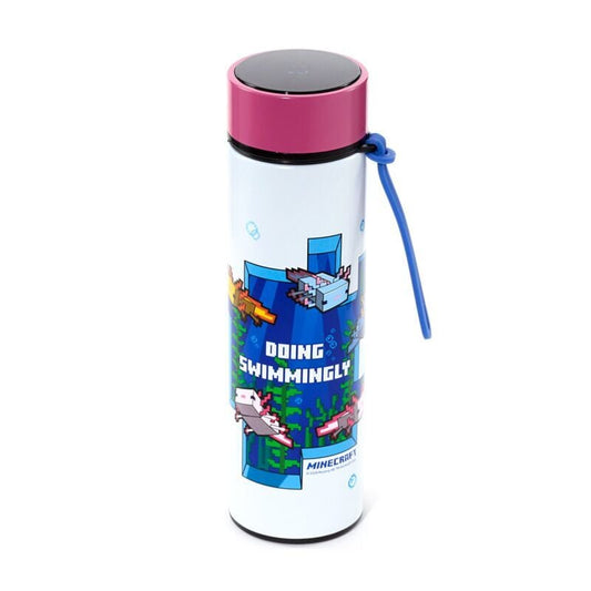 Gourde en inox isotherme Minecraft Axolotl thermometer 450 ml