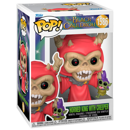 Figurine Funko POP! Disney El Caldero Negro Horned King With Creeper, vue 2