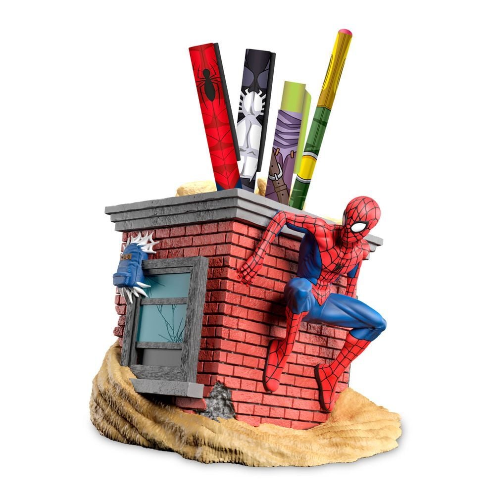 Accessoire scolaire Marvel Spiderman Pencil holders + pencils