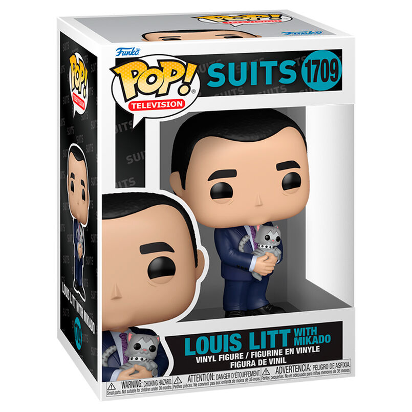 Figurine Funko POP! Suits Louis Litt with Mikado, vue 2