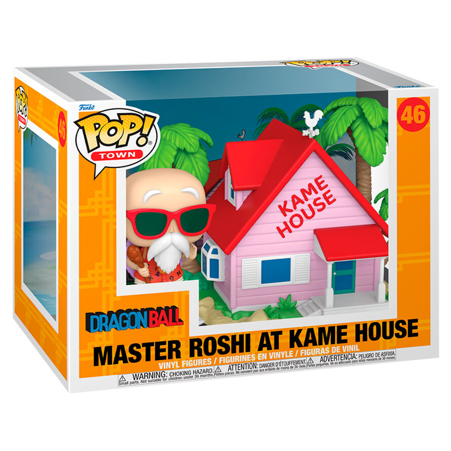 Figurine Funko POP! Town Dragon Ball Master Roshi At Kame House