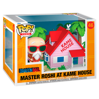Figurine Funko POP! Town Dragon Ball Master Roshi At Kame House