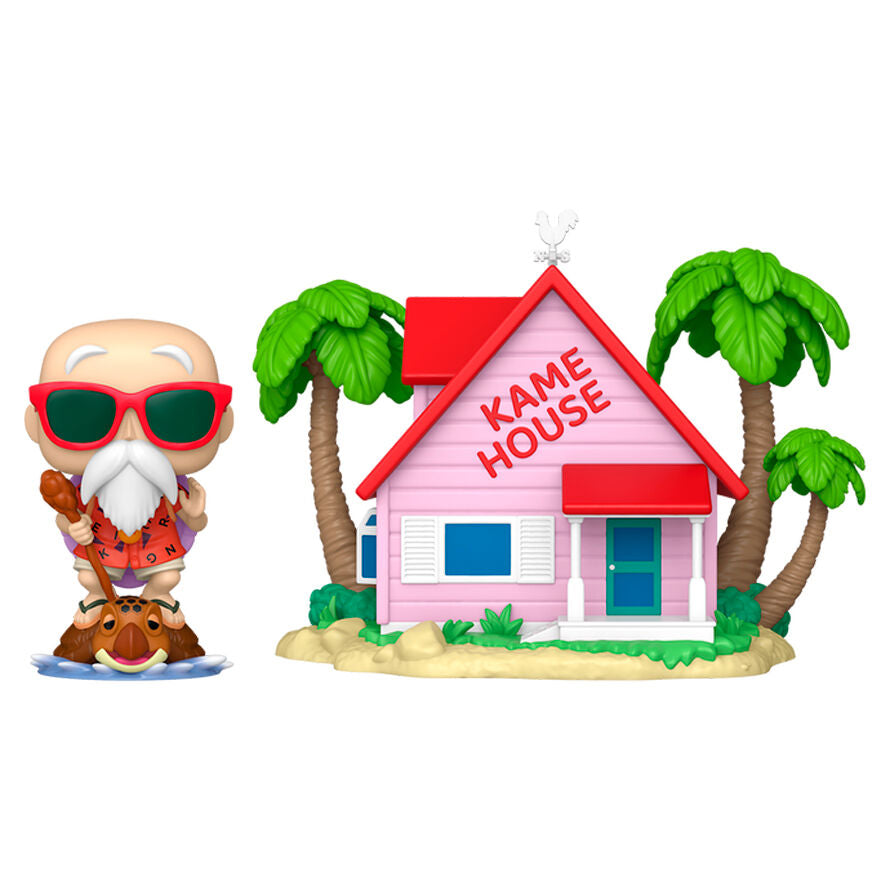 Figurine Funko POP! Town Dragon Ball Master Roshi At Kame House, vue 2