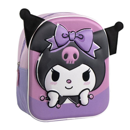 Sac à dos 3D Hello Kitty Kuromi 28 cm