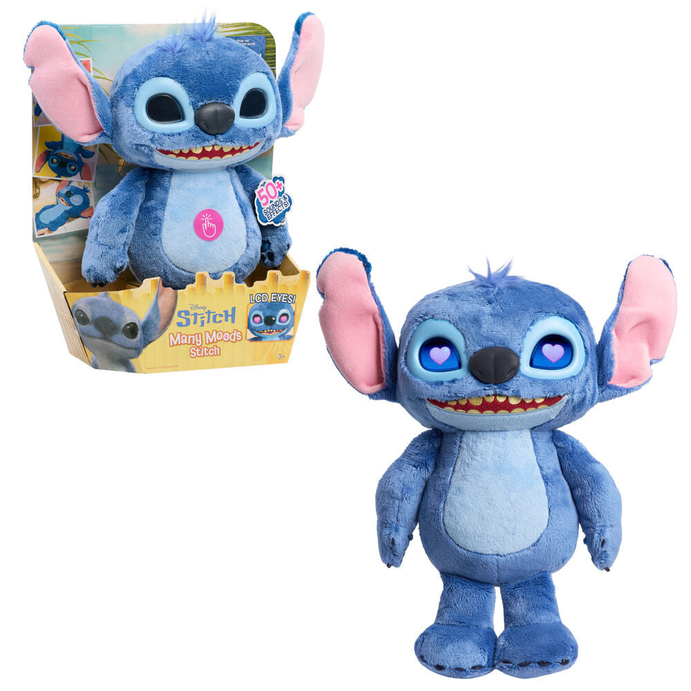Peluche Stitch Interactive Disney 30 cm, vue 2