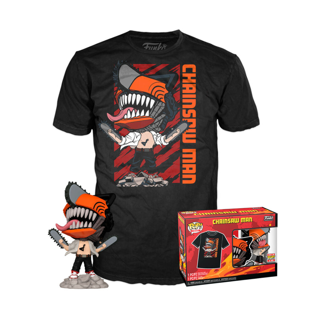 Figurine Funko POP! Set figura POP & Tee Leaping Chainsaw Man