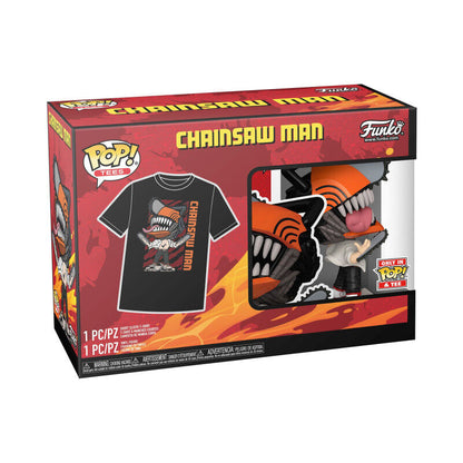 Figurine Funko POP! Set figura POP & Tee Leaping Chainsaw Man, vue 2