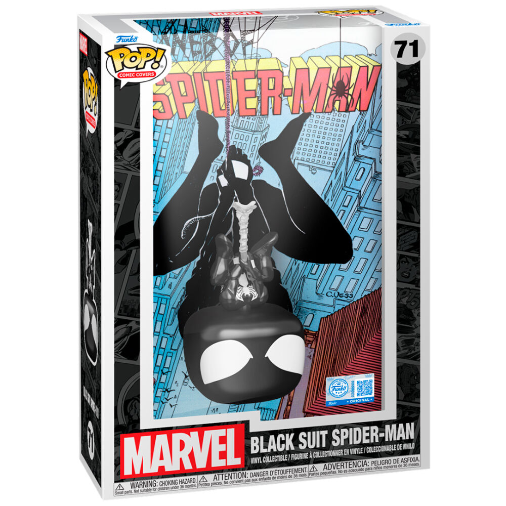 Figurine Funko POP! Comic Cover Spider Man Black Suit Spiderman, vue 2