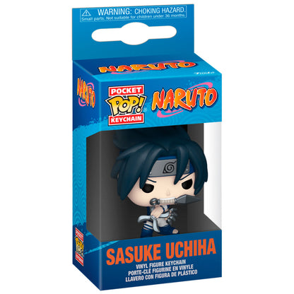 Porte-clés Funko Pocket POP! Naruto Sasuke Uchiha, vue 2