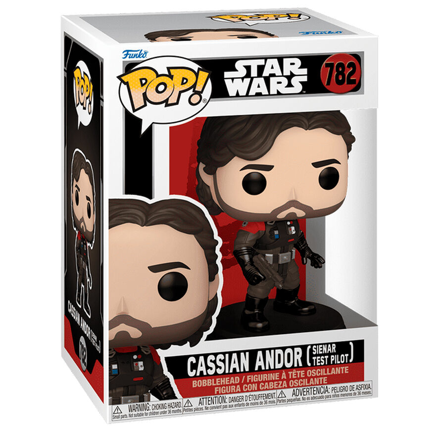 Figurine Funko POP! Star Wars Cassian Andor Sienar Test Pilot 5 + 1 Chase, vue 2
