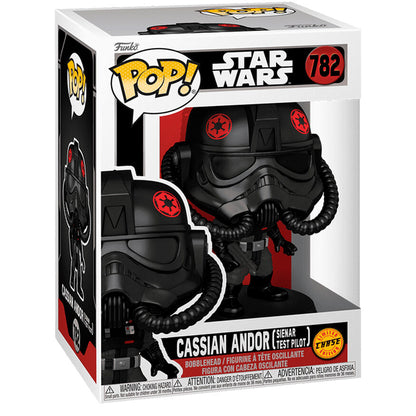 Figurine Funko POP! Star Wars Cassian Andor Sienar Test Pilot 5 + 1 Chase, vue 5