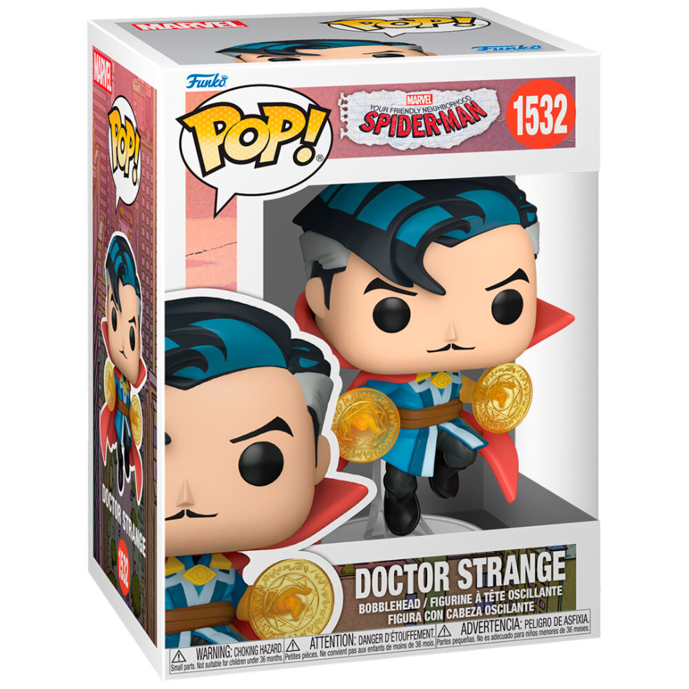 Figurine Funko POP! Marvel Spider Man Doctor Strange, vue 2