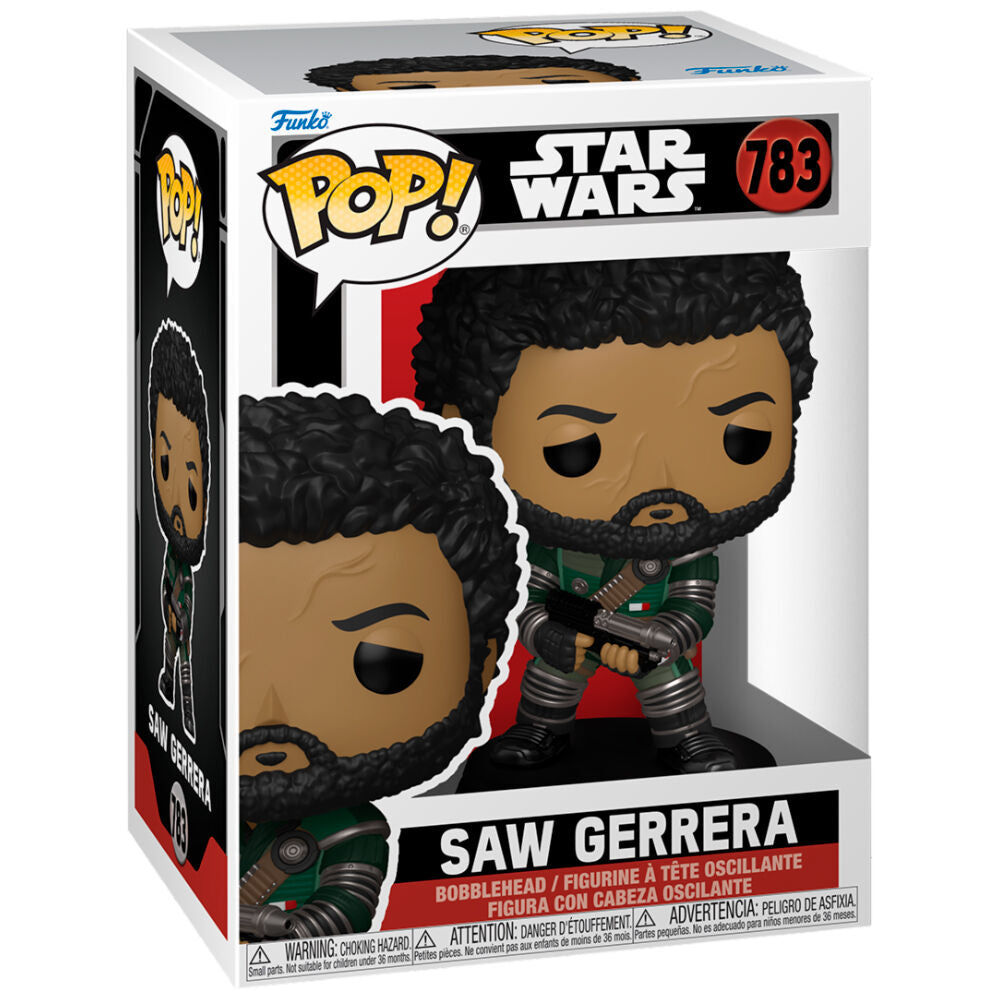 Figurine Funko POP! Star Wars Saw Gerrera, vue 2