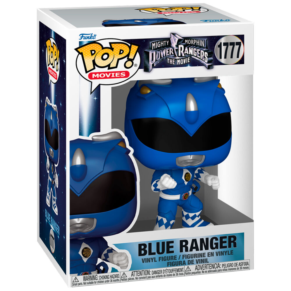 Figurine Funko POP! Mighty Morphin Power Rangers Blue Ranger, vue 2