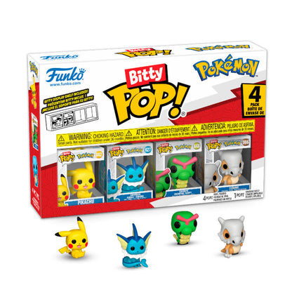 Figurine Funko POP! Blister 4 figuras Bitty POP Pokemon Pikachu, vue 2
