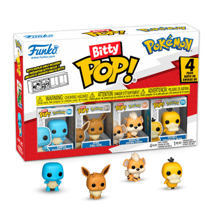 Figurine Funko POP! Blister 4 figuras Bitty POP Pokemon Squirtle, vue 2