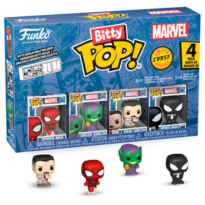 Figurine Funko POP! Blister 4 figuras Bitty POP Marvel Spider Man, vue 2