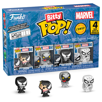 Figurine Funko POP! Blister 4 figuras Bitty POP Marvel Spider Man Venom, vue 2
