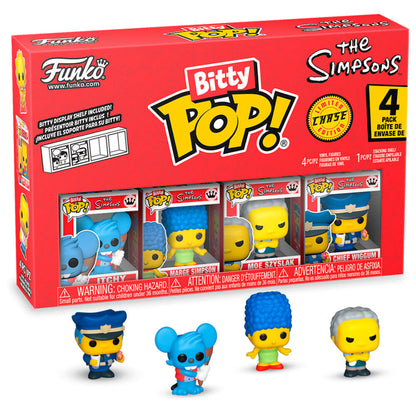 Figurine Funko POP! Blister 4 figuras Bitty POP Los Simpsons Itchy, vue 2