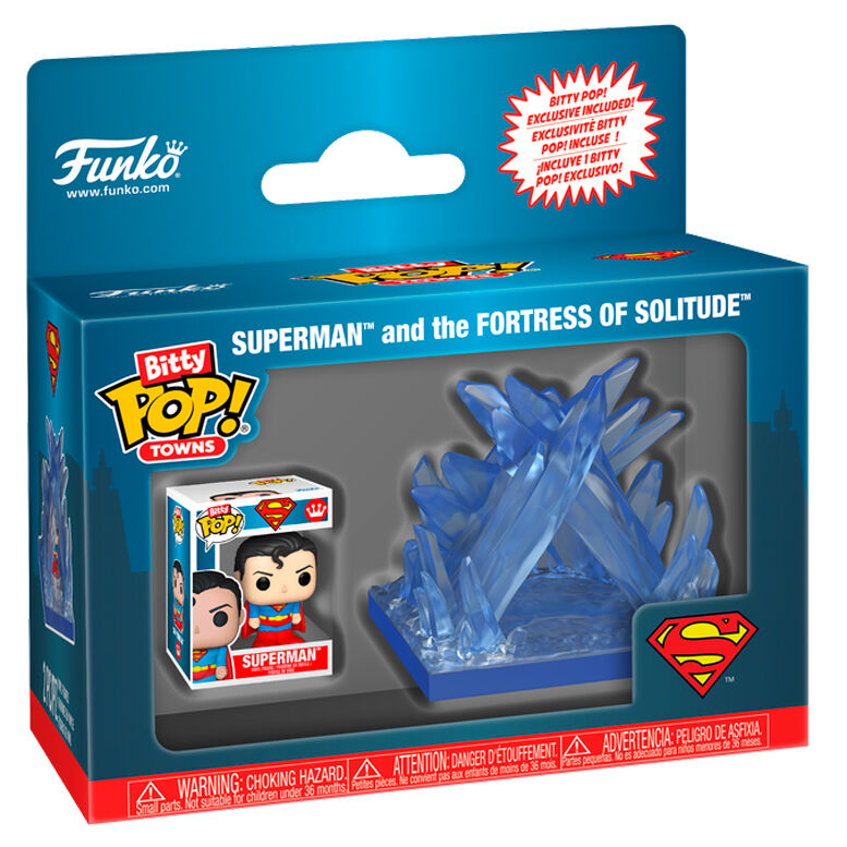Figurine Funko POP! Bitty POP Town DC Comics Superman Fortaleza de la Soledad, vue 2