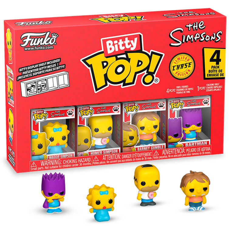 Figurine Funko POP! Blister 4 figuras Bitty POP Los Simpsons Maggie
