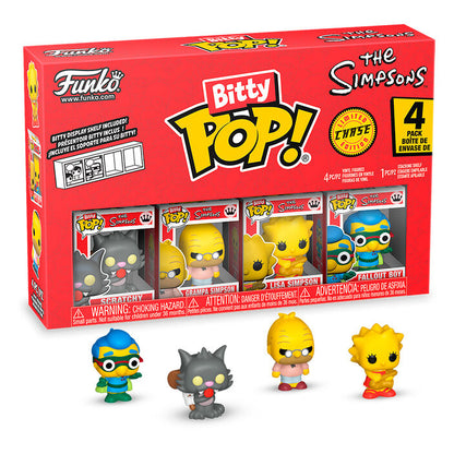 Figurine Funko POP! Blister 4 figuras Bitty POP Los Simpsons Scratchy, vue 2