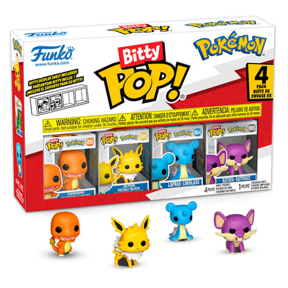 Figurine Funko POP! Blister 4 figuras Bitty POP Pokemon Charmander