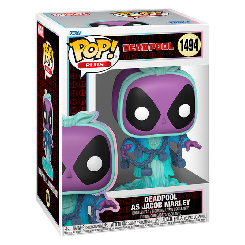 Figurine Funko POP! Plus Marvel Deadpool Deadpool as Jacob Marley, vue 2