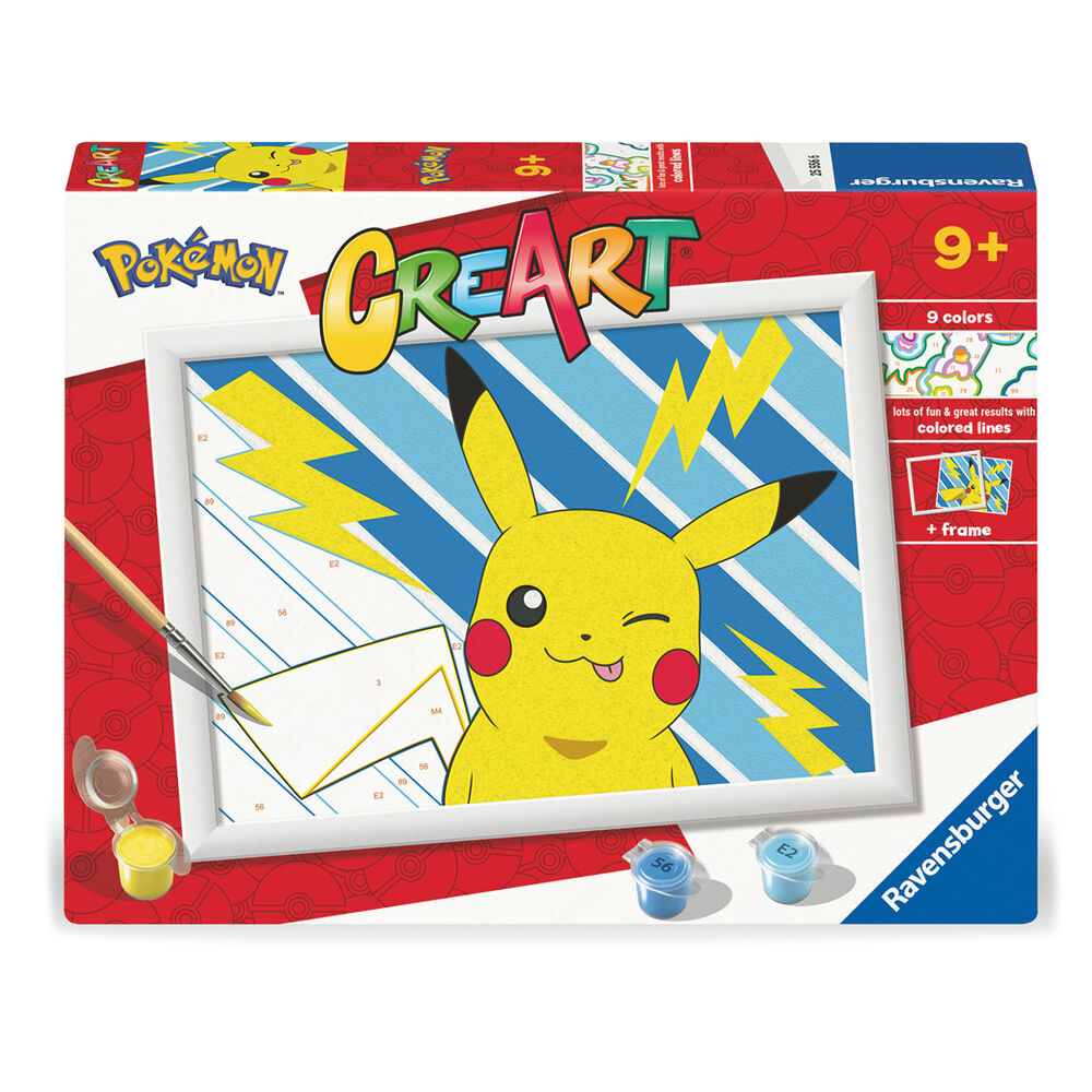 Coloriage Pokemon Pikachu CreArt kit