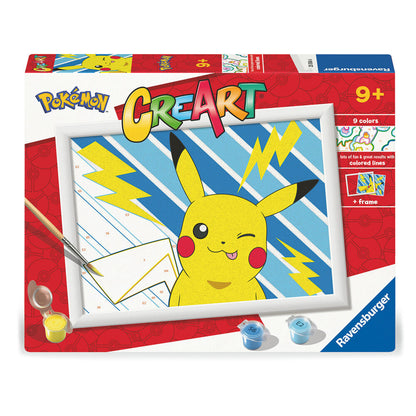 Coloriage Pokemon Pikachu CreArt kit