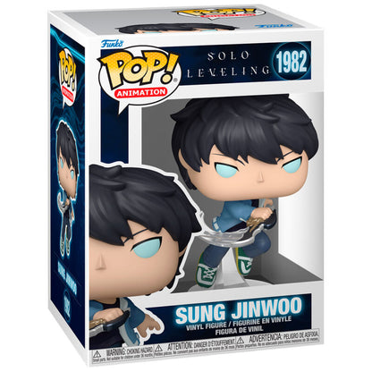 Figurine Funko POP! Solo Leveling Sung Jinwoo 5 + 1 Chase, vue 2