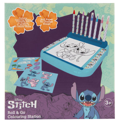 Coloriage Disney Stitch roll & go station