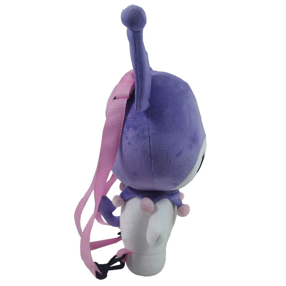 Sac à dos Hello Kitty Kuromi 3D peluche ackpackg 42 cm, vue 3