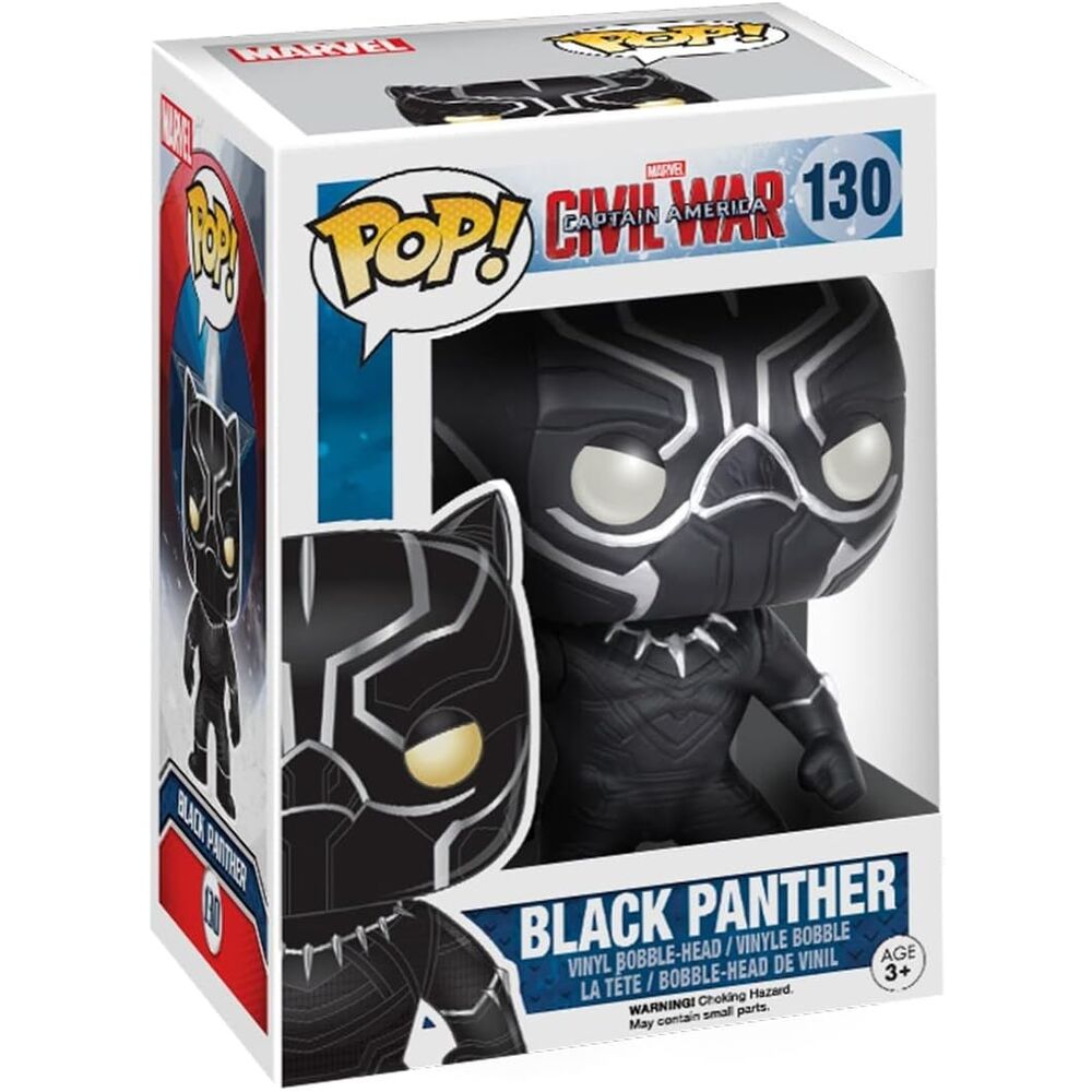 Figurine Funko POP! POP Marvel Civil War Black Panther, vue 3