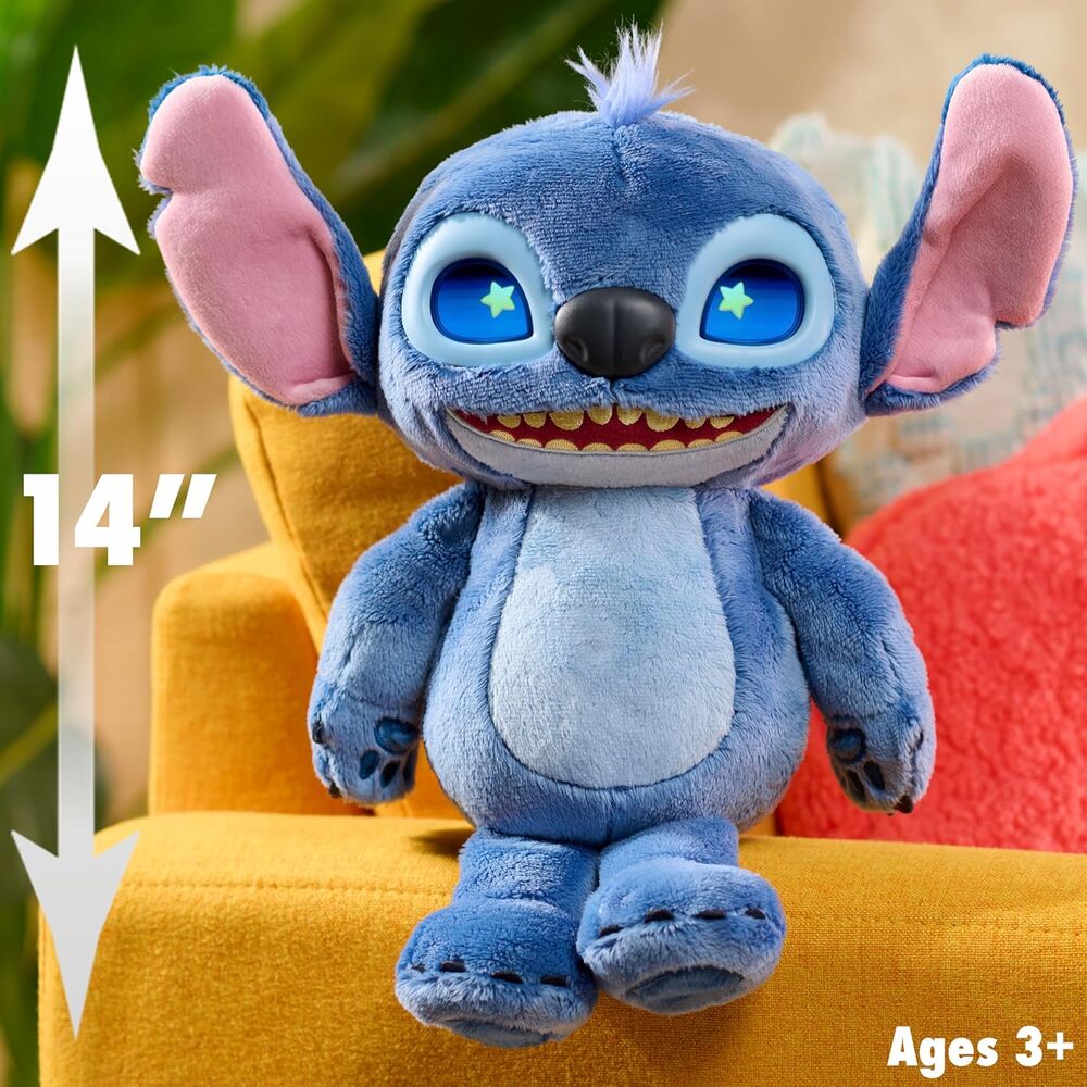 Peluche Stitch Interactive Disney 30 cm, vue 5