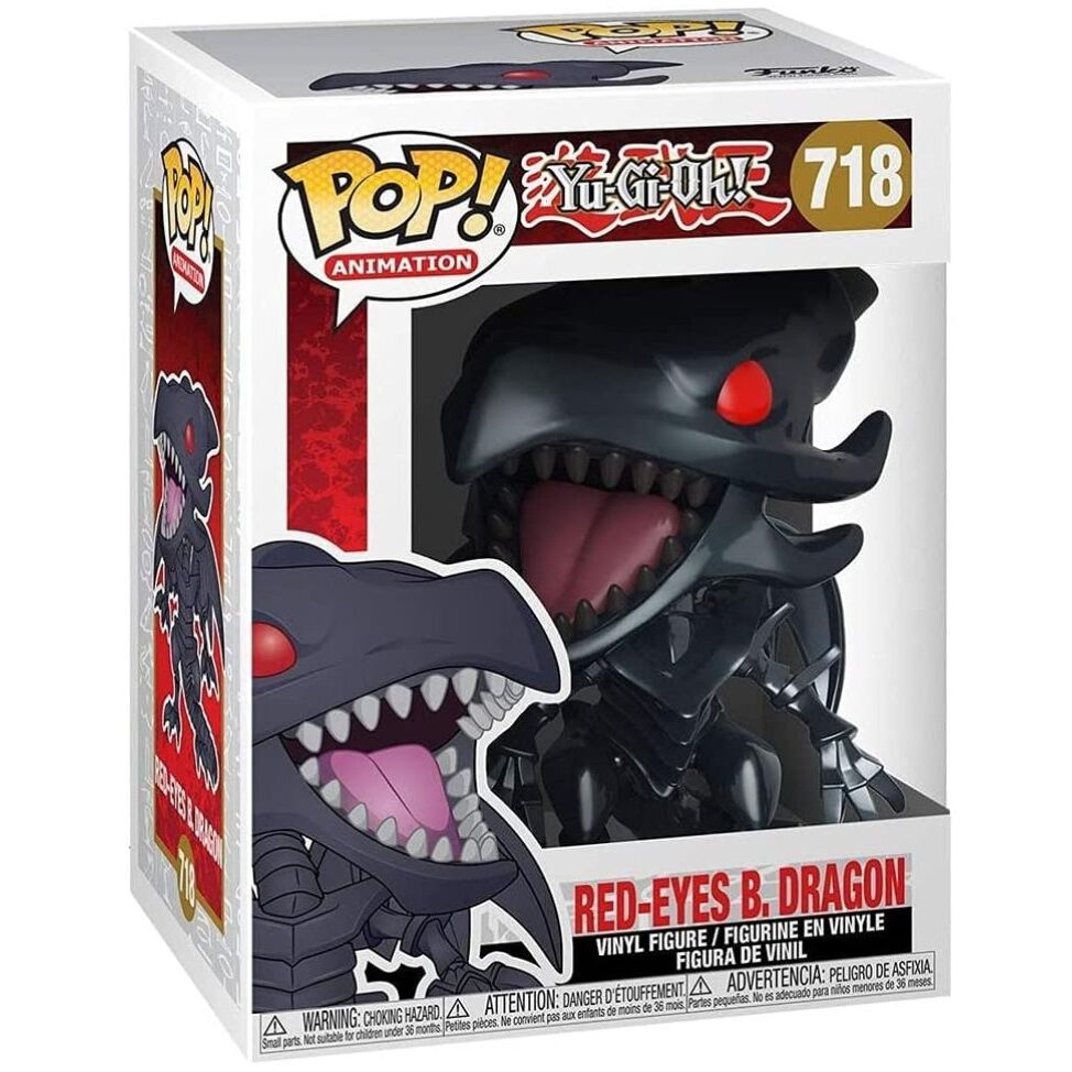 Figurine Funko POP! Yu Gi Oh Red Eyes Black Dragon, vue 2