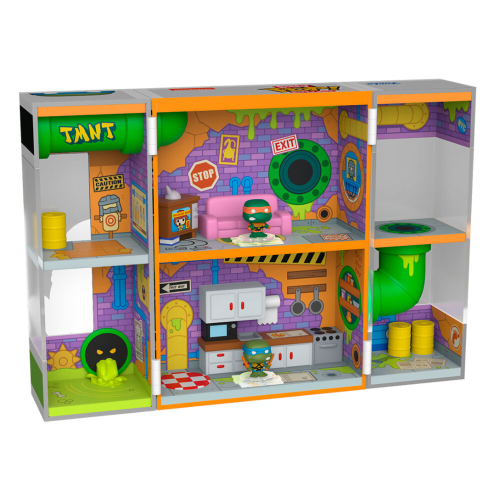 Figurine Funko POP! Bitty POP Boxes Tortugas Ninja Sewer Lair