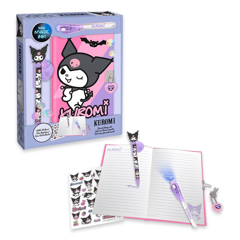 Agenda Hello Kitty Kuromi + Magic pen