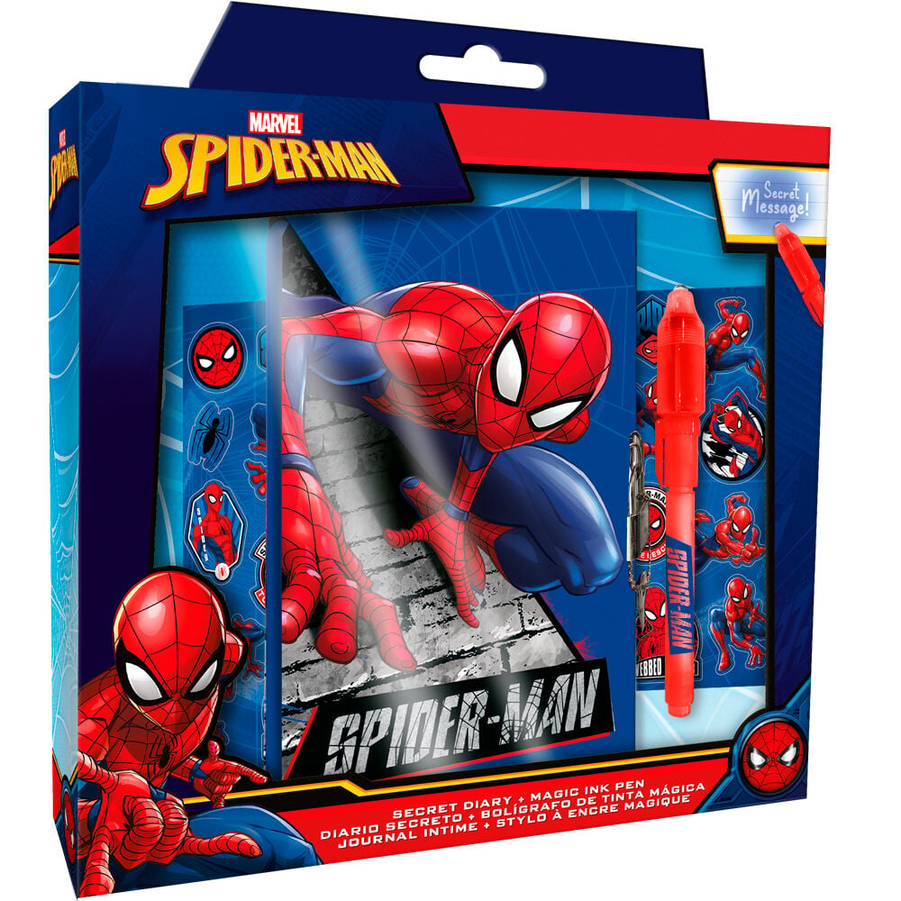 Agenda Marvel Spiderman + Magic pen