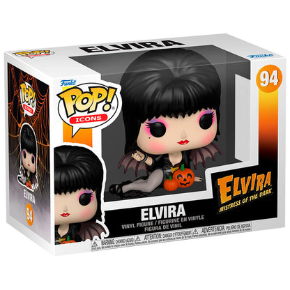 Figurine Funko POP! Elvira Mistress of the Dark Elvira with Pumpkins, vue 2