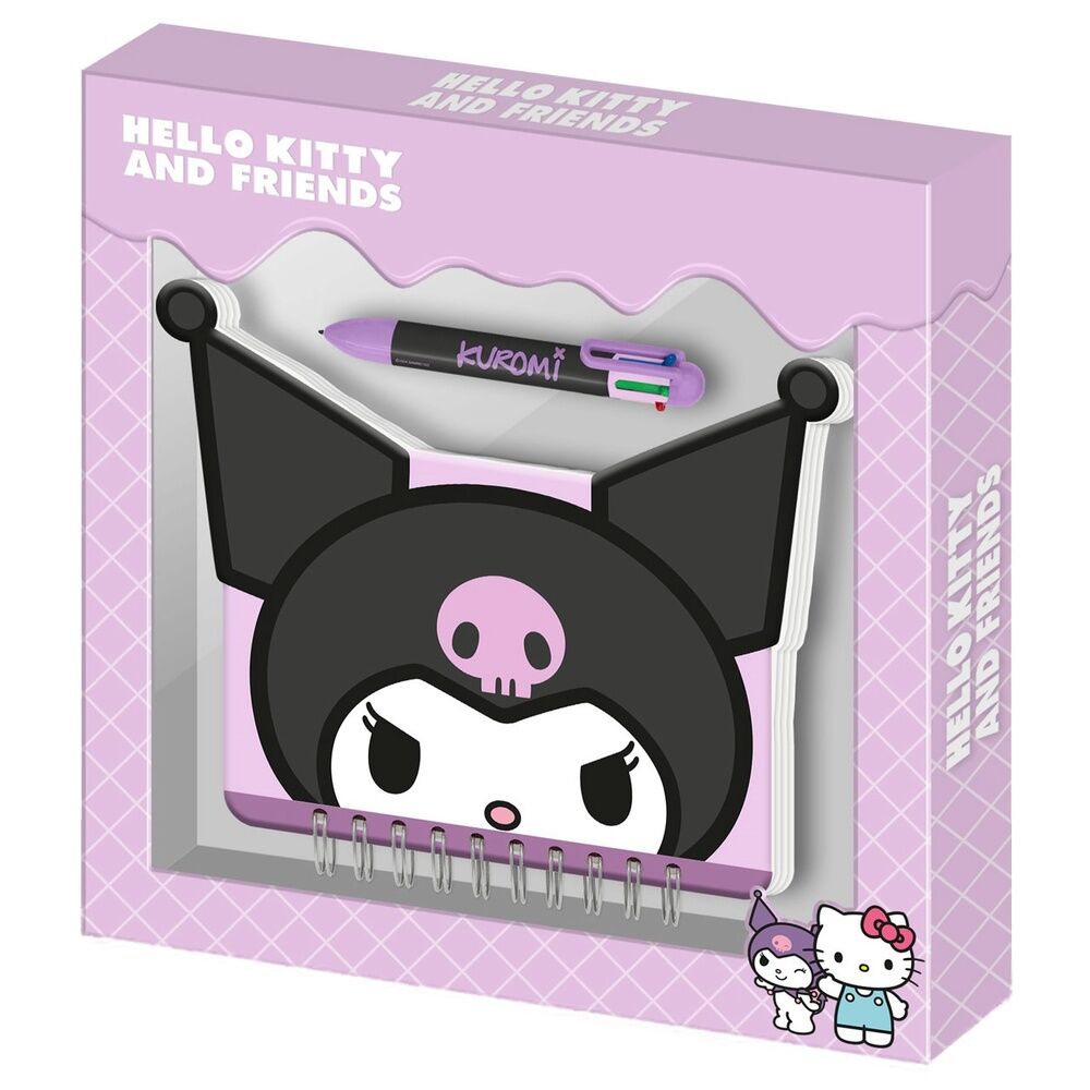 Agenda Hello Kitty and Friends Kuromi + pen