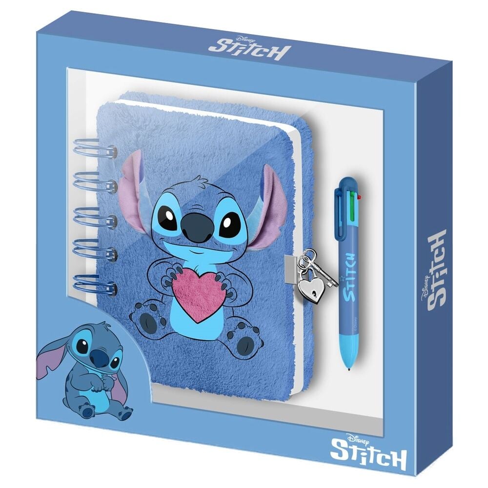 Agenda Disney Stitch peluche + pen